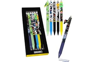 Online magiXX Fun Boys Lot de 6 stylos à encre gel effaçables avec une épaisseur de trait de 0,7 mm I Stylo à bille effaçable pour apprendre à écrire, bureau I Compatible avec la mine Frixion I Stylo