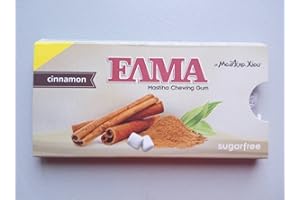 ELMA CHEWING GUM CINNAMON FLAVOR WITH CHIOS MASTIHA 3 PACKS X 10 TABLETS EACH SUGAR FREE