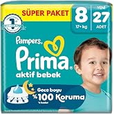 Prima Aktif Bebek S&uuml;per Paket 8 Beden 27 Adet