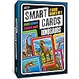100 PICS SMART CARDS Dinosaurs, Gift, Stocking Filler, Travel Card Game, 7 games in 1, Pairs, Snap, Trumps, Rummy, Memory Quiz, Trivia, Age 5+, 1-8 Players