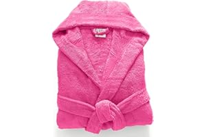 Jasmin Elinor Mens Ladies Unisex Egyptian Cotton Terry Towelling Shawl Collar And Hooded Bathrobe