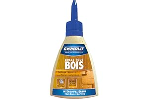 CYANOLIT Colle tous Bois et Dérives, Transparent, 145 g