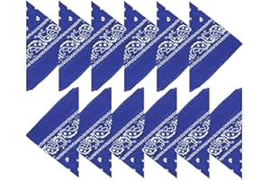Boolavard Coton, 1er 6 ou 12 Pack Bandanas avec motif Paisley original | Couleur au choix