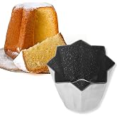 NAMAI - Pandoro Mould 1 kg, Non-stick Aluminium, Made in Italy | Dishwasher safe, sturdy and durable, 22 x 14 x 17 cm