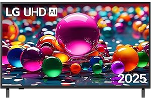 LG webOS UHD AI UA75 TV 50 pollici, Smart TV 4K Ultra HD, Processore α7 Gen8, webOS con AI, Filmmaker mode, HDR10, Gaming con VRR 4K@60Hz, Game Optimizer, Wi-Fi, 50UA75006LA 2025