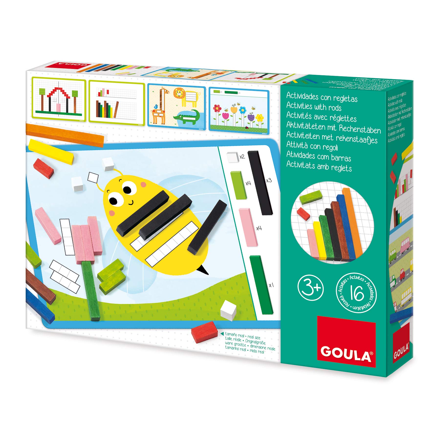 Goula - Actividades con regletas, Juego preescolar matemático a partir de 3 años - Imagen 7