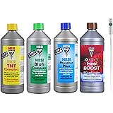 Hest Starter Set Medium TNT + Blüh Complex + Phosphor Plus + Boost je 1-Liter Box Kit