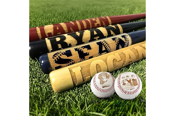 Mini Batte de Baseball personnalisée UIDMEN, nom gravé personnalisé, Batte en Bois de 18 Pouces, Cadeaux pour Porteur d'alliance, entraîneur, Joueurs, équipe de Softball, Petite Ligue