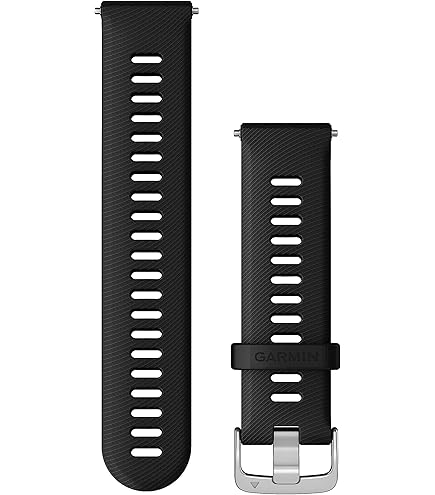 Cinturino Originale Garmin, 26mm, QuickFit, Silicone, Black (stile