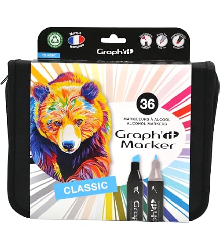 Marqueur Graph'it Alcool 9508 - Gris Neutre N°8, Neuf, Pour Dessin Technique Ou Créatif