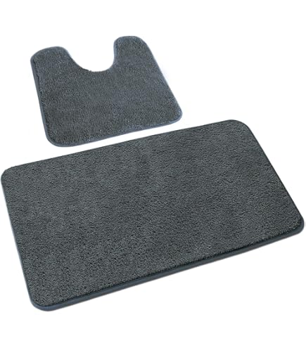 Beldray LA084699GRYUFEU7 Antibac Tappetino da bagno in memory foam