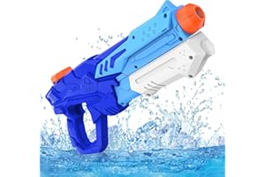 KIZTOYS&1 Kiztoys Wasserpistolen für Kinder, leistungsstarke Wasserpistolen mit 600 ml großem Fassungsvermögen und 10 m großer Reichweite für Jungen, Mädchen, Kinder, Sommer, Schwimmbad, Strandspielzeug
