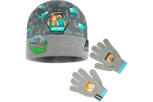 Minecraft Zestaw zimowy dla chłopców (6-14 lat, szary, 2)