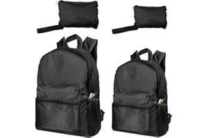 PIWOSGOL 2 Pezzi Zaino Ultraleggero Pieghevole,7/15L zaino Salvaspazio da Viaggio pieghevole,zaino da Viaggio Ultraleggero per Uomo Donna Kinder Reisen Campeggio All'Aperto