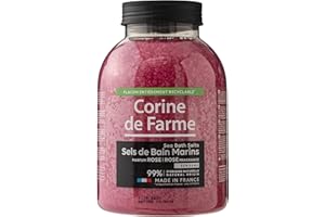 Corine de Farme Sali da bagno marini Sensual Rose - Rilassamento e benessere - Fragranza affascinante - Ingredienti naturali - Cura del corpo - 500 g - Ideale regalo spa casa