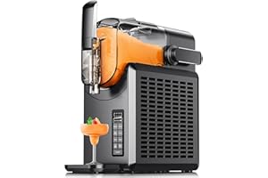 ‎EUHOMY EUHOMY Slush Maschine 2.6L für zuhause, mit 5 voreingestellten Programmen: Slushie, Cocktail, Milchshake, Frappé, Wein, Keine Eiswürfel erforderlich, Selbstreinigung und Kindersicherung