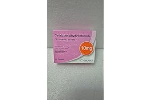 BIZZICO 6 Months Supply Cetirizine Hayfever Allergy Tablets 30 x 6