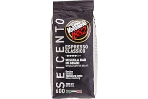 CAFFÈ VERGNANO 1882 Vergnano Classico 600, Espresso całe ziarna, ciemne palenie, 1000 g