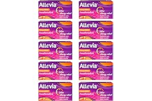 Allevia Allergy Tablets | 70 Tablets | 120mg Fexofenadine | 24hr Relief Acts within 1 Hour | Non-drowsy in Most People | Relieves Hayfever, Pet, Dust and Mould Allergies
