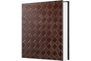 Fintie Album fotograficzny 10 x 15 cm, do wkładania, na wesele, urodziny, rocznicę, 60 stron, na 600 zdjęć, fotoksiążka z urlopu, 10 x 15 cm, na strony, rastrowa kawa