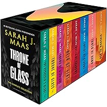 洋書 5 books, Sarah J. Mass, Throne of Glass Throne of Glass Box Set (Set of 8 books) : Sarah J. Maas: Amazon