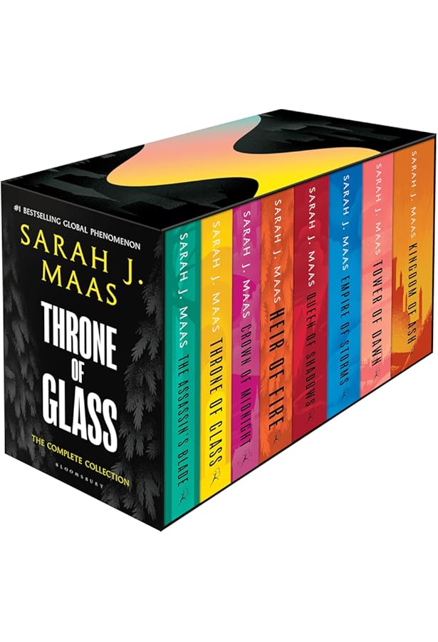 洋書 5 books, Sarah J. Mass, Throne of Glass Throne of Glass Paperback Box Set : Maas, Sarah J.: Amazon.in: Books