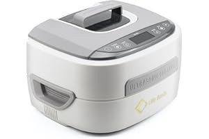 LifeBasis Nettoyeur Ultrasons Professionel 2.5L, 170W Bac Ultrasons avec 1-30 Minutes Réglable, Chauffage jusqu'à 65℃ et Degas pour Lunettes Montres Bijoux Équipements Dentaires et Industriels