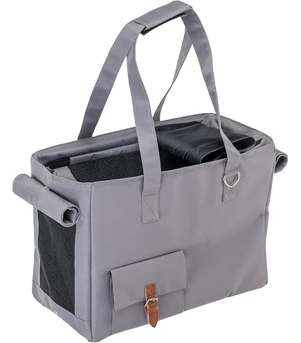 Trasportino Per Cani E Gatti Lasaviin - Pieghevole, Morbido, Approvato Compagnie Aeree, Per Animali Fino A 6.8 Kg, In Pelle Vegana