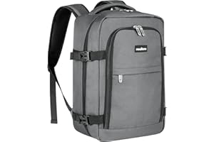 MOCOCITO Handgepäck Rucksack für Ryanair 40x20x25, Untersitz-Kabinentasche, Maximale Größe der Kabinenreisetasche Flugtasche, Gepäck Weekender mit Schultergurt Handtasche Sporttasche-20L(Grau)