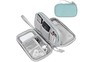 FYY organizador de cables, organizador de cables de viaje, organizador de cables, accesorios útiles, organizador de maleta, estuche, bolsa de accesorios electrónicos, cable de carga, banco de energía,
