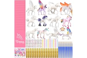 NCKIHRKK 18 Set Pittura Bambini, Gadget Unicorno Compleanno, Regalini Invitati e di Fine Festa, Pignatta Giochi