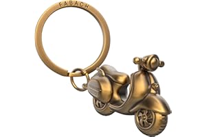 FABACH Portachiavi Vespa – regalo scooter portachiavi per Vespa – regalo scooter portachiavi portafortuna guida con attenzione