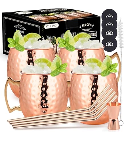 Cilio Moscow Mule beker 500 ml gehamerd rvs koperkleurig | Oldenhof