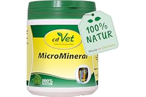 ‎CDVET cdVet MicroMineral Hund & Katze 500g - Nahrungsergänzung für Haustiere mit Mineralstoffen und Spurenelementen wie Magnesium und Calcium sowie Vitaminen