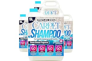 PRO-KLEEN DIRECT SALES Pro-Kleen Professional Carpet & Upholstery Shampoo – Ocean Fragrance 20L - High Concentrate Cleaning Solution - Suitable For All Machines