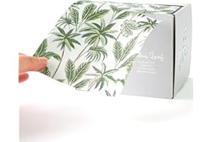 SIMPLY HAIR Elegante lamina extra larga per capelli, 12,7 cm x 100 m, perfetta per evidenziare e balayage, scelta parrucchieri professionisti, taglierina integrata (Palm)