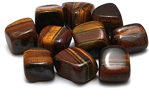 CRYSTALAGE Pietre occhio di tigre da 20-25 mm