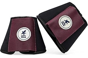 Derby House Pro Neoprene Over Reach Boots Cob Plum