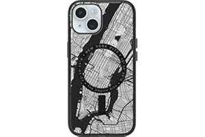 ‎OTTERBOX OtterBox Clear Case Series z MagSafe na iPhone 15, odporny na upadki, ultracienki, ochronny cienkie etui, przezroczysty, 3x Przetestowane Zgodnie ze Standardami Wojskowym, New York