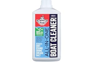 BLUEWAVE All-in-One Boat Cleaner | Marine Grade Boat Wash Removes Dirt Grease Salt | 1L