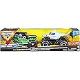 Monster Jam, Amazon Exclusive Official Grave Digger Vs. Megalodon Racing Rivals Remote Control Trucks, 1:24 Scale (Only Available On Amazon)