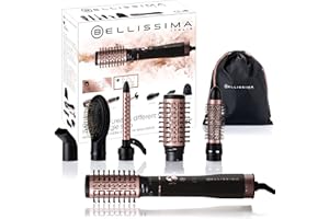 Bellissima 6-in-1 Hot Air Styler & Volumiser Hair Dryer Brush with Ionic, Ceramic & Keratin Technology dor Smooth, Frizz-Free Volume, 1000W, 2 Heat/Speed Settings, All Hair Types