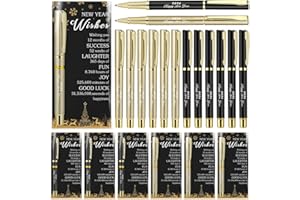 AUGENSTERN 24 Sets 2026 Happy New Year Gifts Inspirational Ballpoint Pen Blessing Cards Happy New Year's Day Appreciation Gifts New Year Eve Party Supplies for Employee Coworkers Staff Nurse Teacher Friends