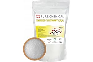 ‎PURE CHEMICAL BY CHOSA PURE CHEMICAL Zitronensäure Pulver 0,5kg - 100% Reines – vielseitiger Entkalker & Haushaltsreiniger – ideal zum Putzen, Entkalken & Kochen