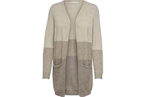 Only Kobiety Onlqueen L/S Long Cardigan Knt Noos Kardigan, Jasnobrązowy/Beżowy, M