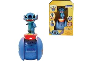 Lexibook, Disney Stitch, Il Robot Interattivo Stitch Surfer – Equilibrio Permanente, Effetti Luminosi e Sonori, Giocattolo Portatile con Sensori Reattivi, Blu, ROB01D