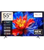 TCL 55 Inch QLED TV 55P8K, HDR10+, Google TV, Dolby Vision Atmos
