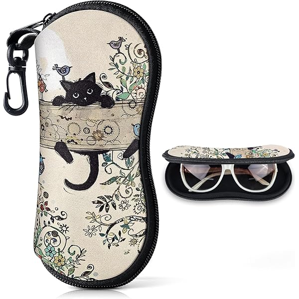 Étui Souple Pour Lunettes De Soleil Licorne Dessiné à La Main Pour