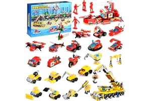 SWPEED Advent Calendar 2023 Kids, Car Advent Calendars Boys Advent Calendar 2023, 24 Days Countdown Calendar,24pcs Engineering Vehicles Fire Truck Building Blocks Models Toys Christmas Gifts for Kids