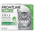 FRONTLINE Combo, 3 Pipette, Antiparassitario per Gatti, Gattini e Furetti di Lunga Durata, Protegge da Pulci, Zecche, Uova, L